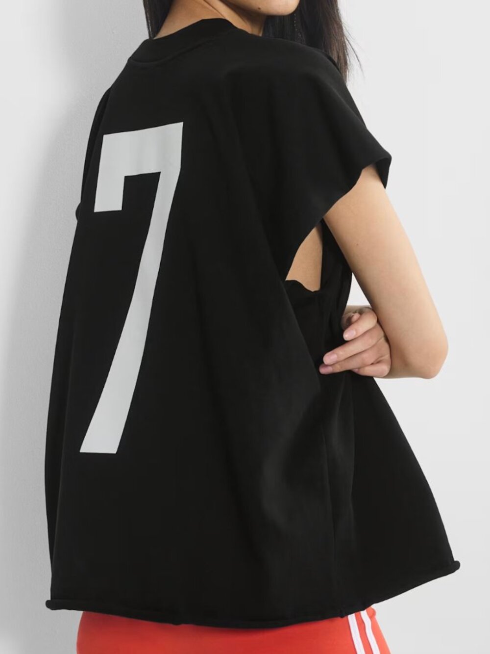 Aritzia Brightside T-Shirt Muscle Tee Oversized Cotton Jersey Crewneck Shirt
